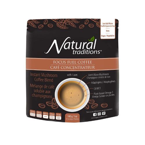 Natural Traditions, Focus Fuel Coffee, 140g