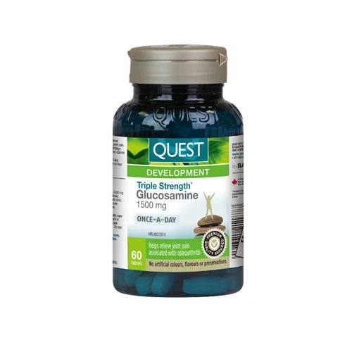 Quest, Triple Strength Glucosamine, 1500mg, 60 Tablets