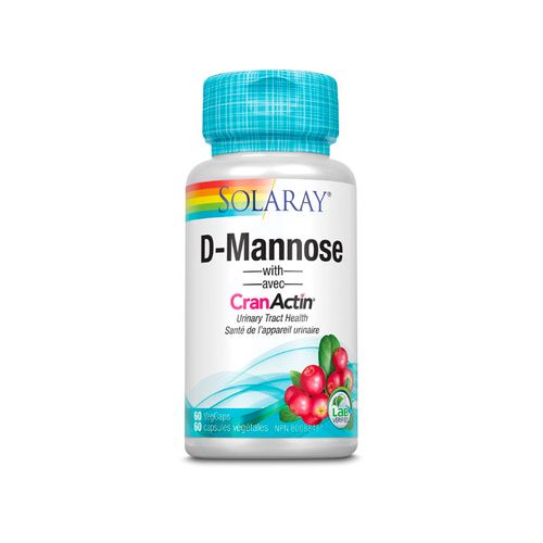 Solaray, D-Mannose with CranActin, 1000mg, 60s