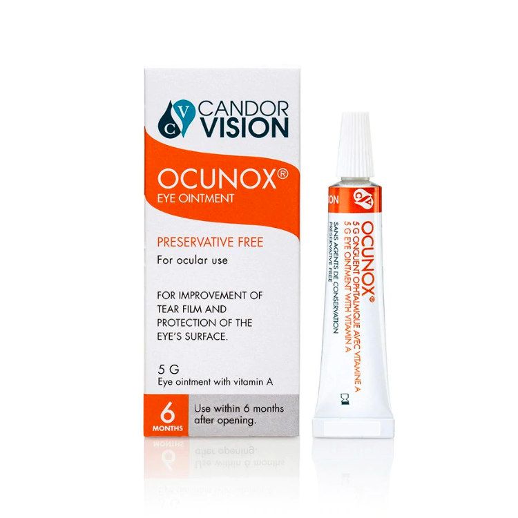 德国CandorVision Ocunox眼膏 5g 改善干眼症 改善泪膜 为眼部提供保湿