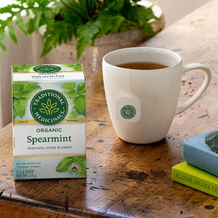 Traditional Medicinals, Organic Spearmint Tea, 16s