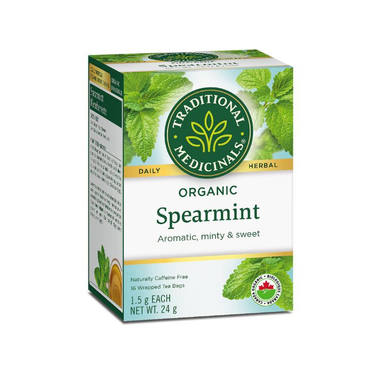 Traditional Medicinals, Organic Spearmint Tea, 16s