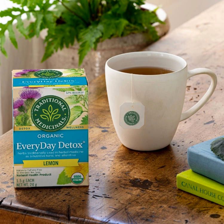 Traditional Medicinals, Organic EveryDay Detox Tea, Lemon, 16s