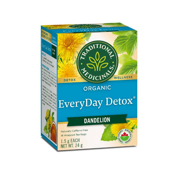 Traditional Medicinals, Organic EveryDay Detox Tea, Dandelion, 16s