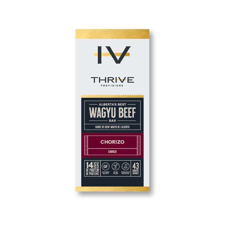 加拿大Thrive Provisions和牛能量棒 香肠味 12根小包装 每根含14克蛋白质