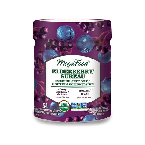 MegaFood, Elderberry, 54 Gummies