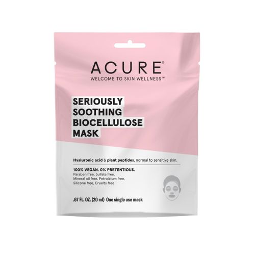 ACURE, Soothing Biocellulose Gel Mask, 1 Single Use