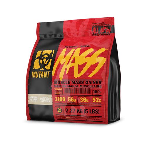 Mutant, MASS Muscle Mass Gainer, Vanilla Ice Cream Flavour, 2.27kg