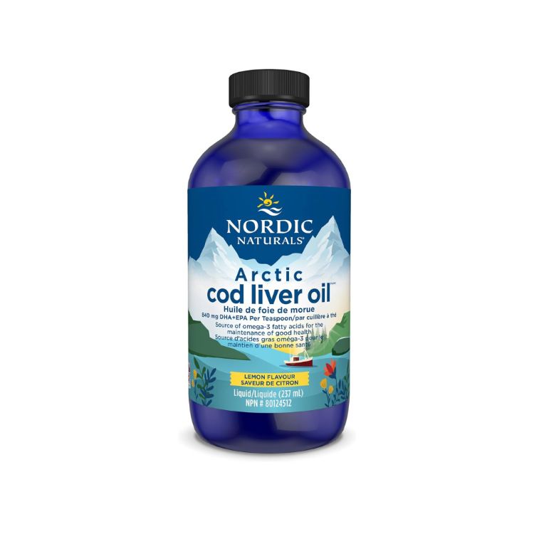 Nordic Naturals, Arctic Cod Liver Oil, Lemon Flavour, 237ml