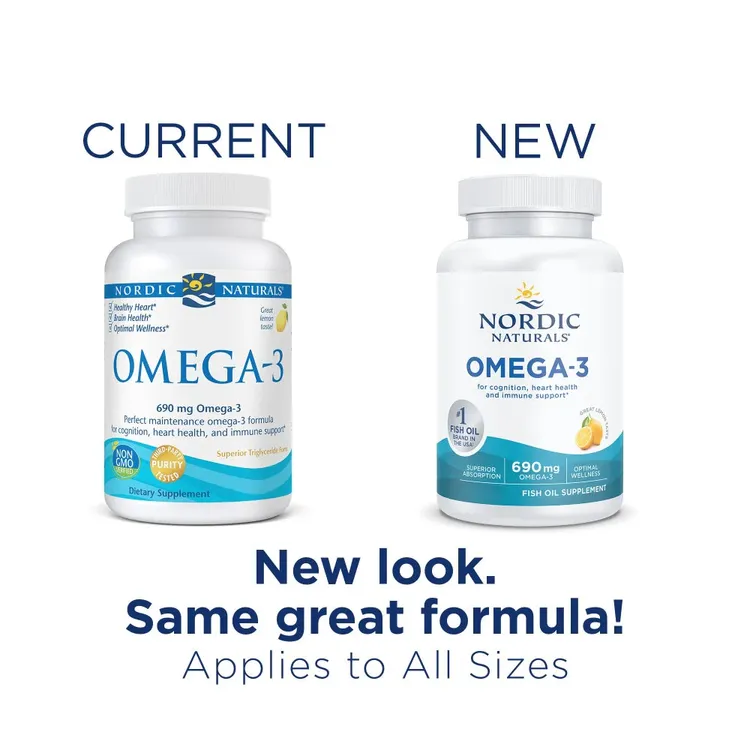 Nordic Naturals, Omega-3, 60 Softgels