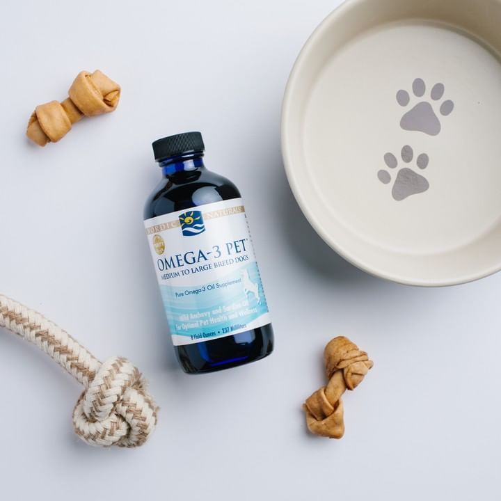 [宠物专用] 美国Nordic Naturals挪威小鱼Omega-3深海鱼油 适合中大型宠物犬 养护皮毛 预防狗狗关节病