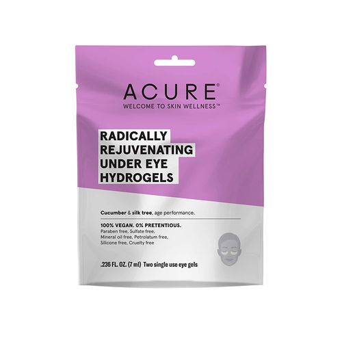 Acure, Rejuvenating Under Eye Hydrogel Mask, 2 Single Use Eye Gels *12 Packs