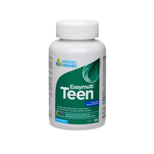 Platinum Naturals, Easymulti Teen for Men, 120 Softgels