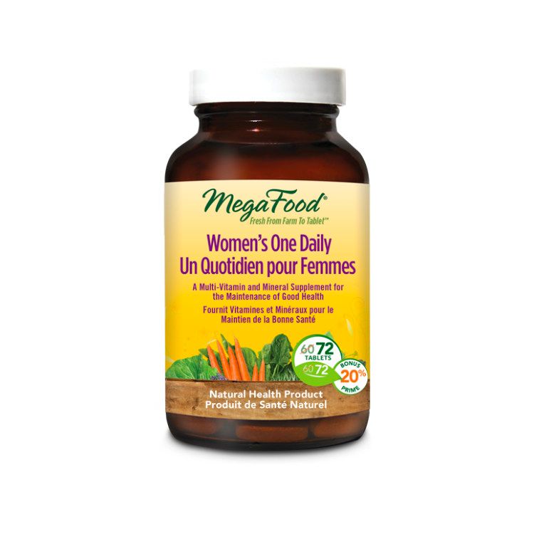 MegaFood, Women's One Daily Multivitamin & Mineral, 72 Tablets