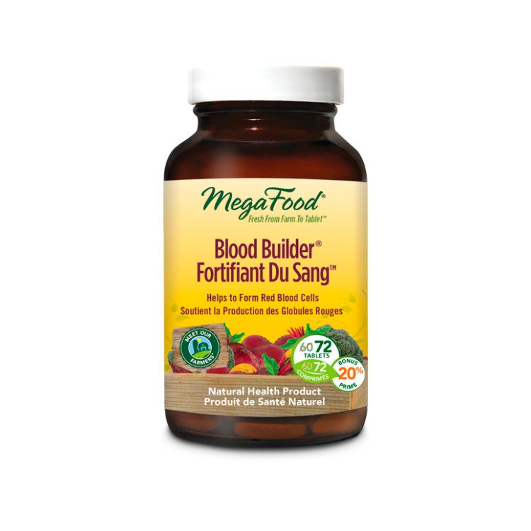 MegaFood, Blood Builder, 72 Tablets