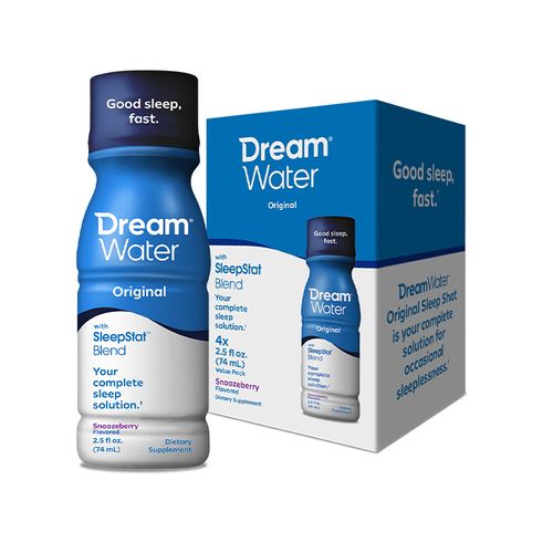 Dream Water, Sleep Shot SleepStat Natural Blend, 74 ml*4 Packs