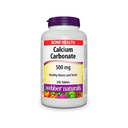 Webber Naturals, Calcium Carbonate, 500mg, 250 Tablets