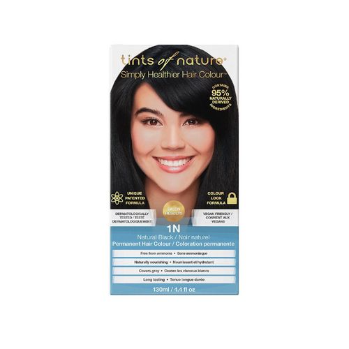 Tints of Nature, Hair Colour Permanent, Natural Black TN1N