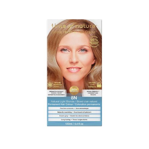 Tints of Nature, Hair Colour Permanent, Natural Light Blonde TN8N