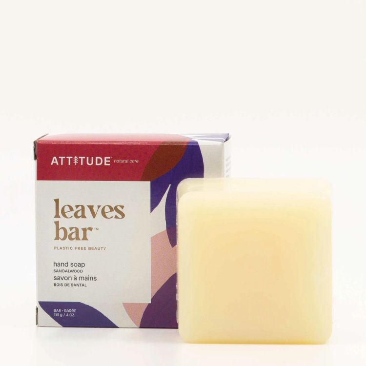 Attitude, Leaves Bar, Hand Soap, Sandalwood, 113g