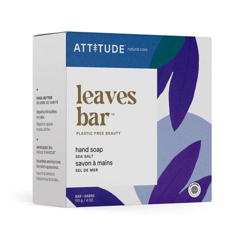 Attitude, Leaves Bar, Hand Soap, Sea Salt, 113g