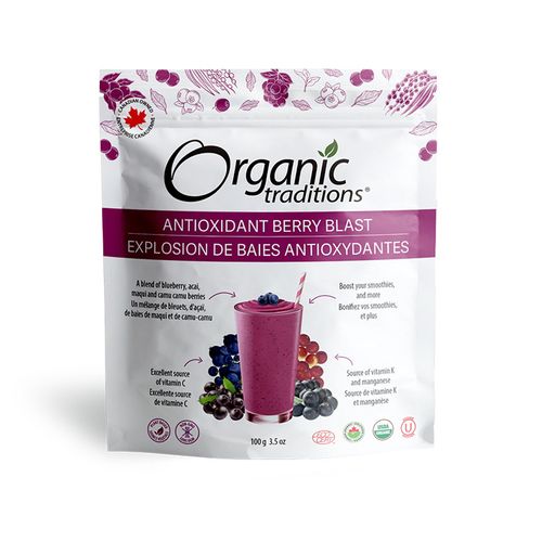 Organic Traditions, Antioxidant Berry Blast, 100 g