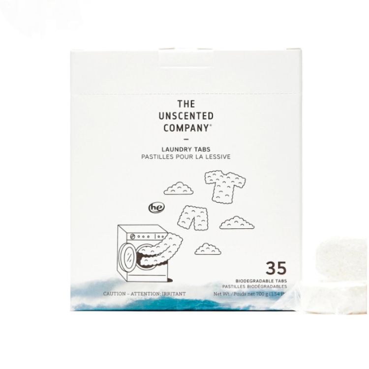 The Unscented Company, Laundry Tabs, 35s