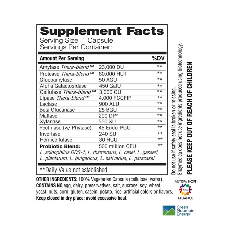 Enzymedica, Digest Gold + Probiotics, 45 Capsules