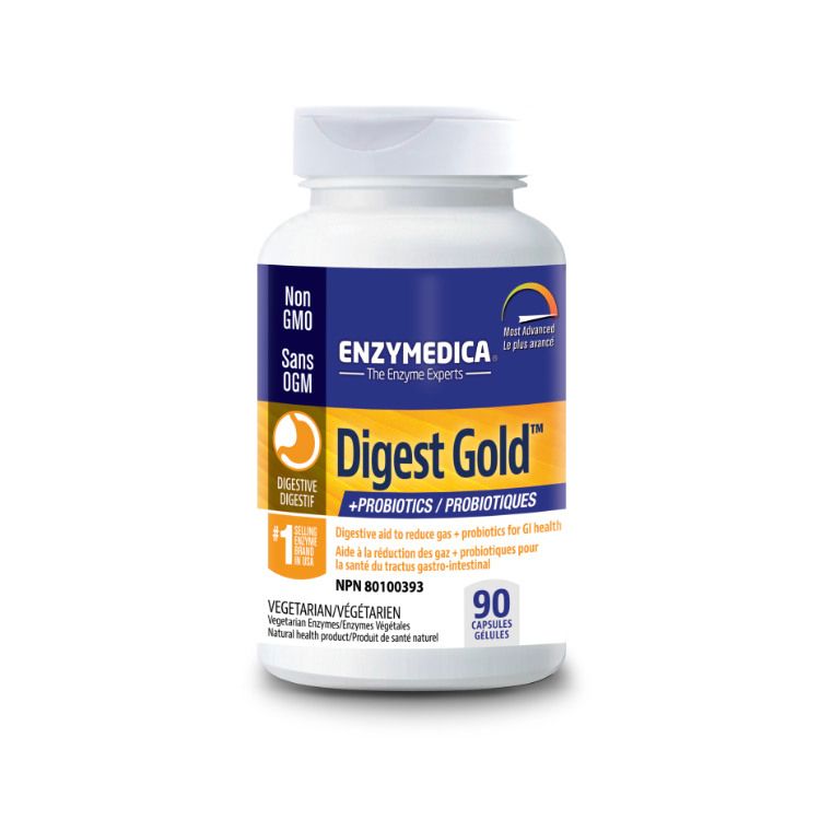 Enzymedica, Digest Gold + Probiotics, 90 Capsules