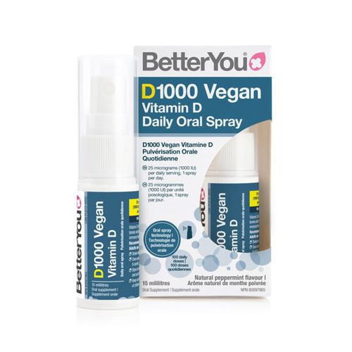 BetterYou, Oral Spray, D1000 Vegan Vitamin D, 15ml
