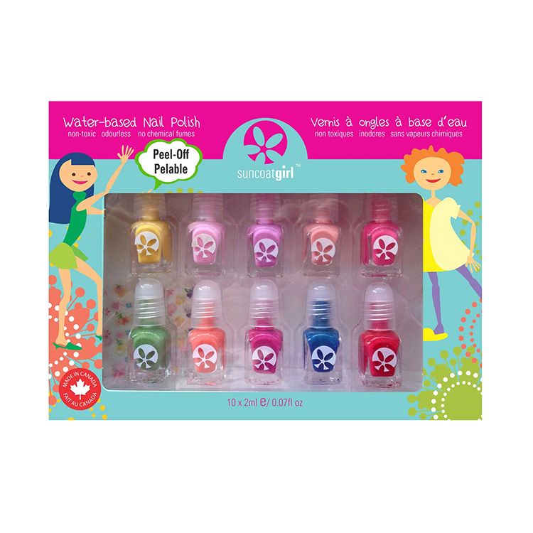 Suncoat Girl, Party Palette, Kid's Nail Polish Set, 10*2ml