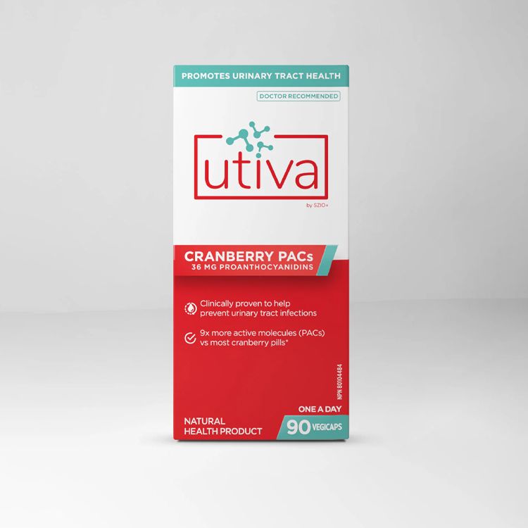 Utiva, Cranberry PACs, Urinary Infection Control Supplement, 90 Capsules