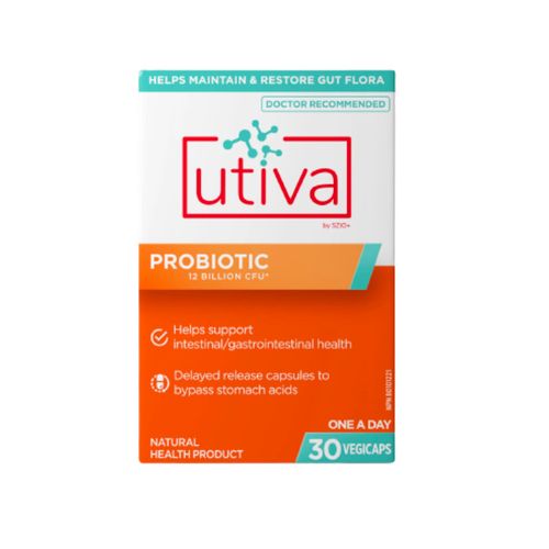 Utiva, Probiotic, 12 billion CFU, 30 capsules
