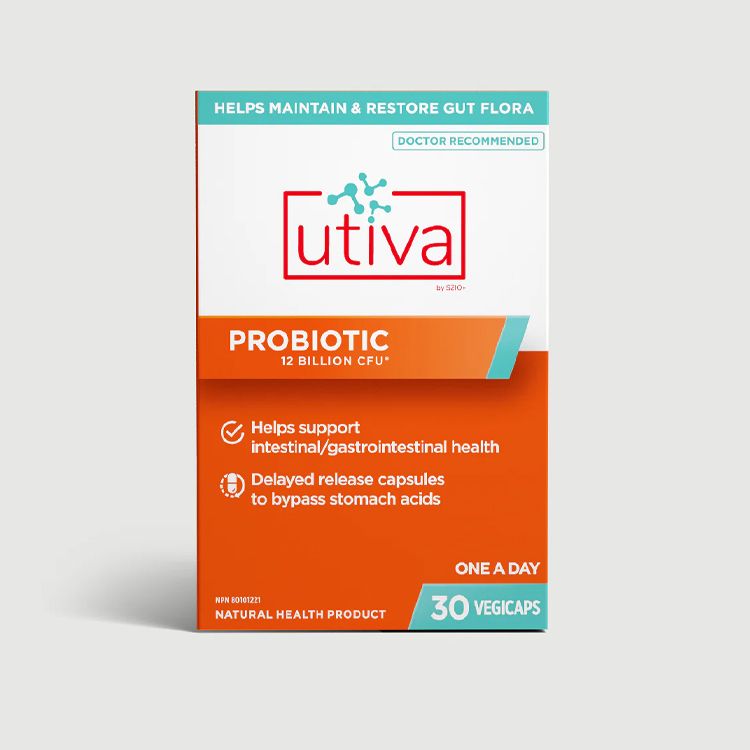 Utiva, Probiotic, 12 billion CFU, 30 capsules