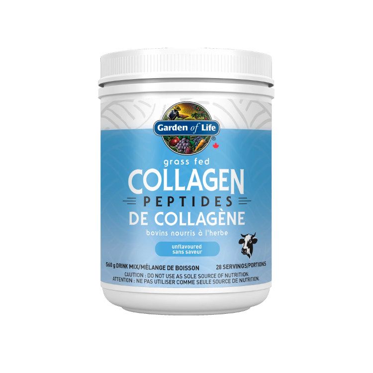 Garden of Life, Grass Fed Collagen Peptides, Unflavoured Drink Mix, 560 g