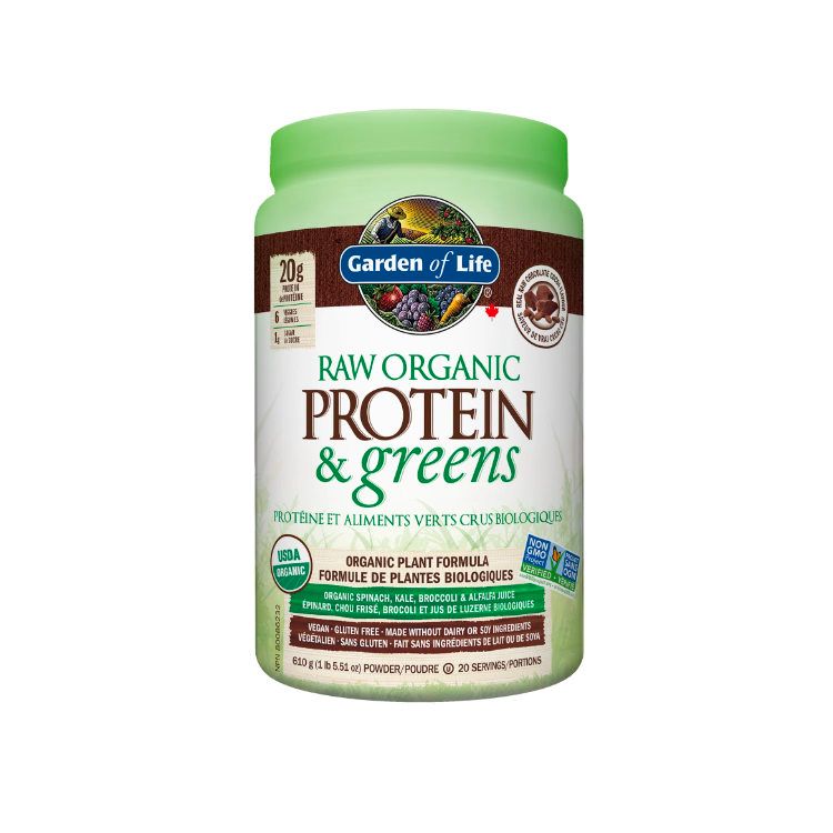 Garden of Life, Raw Organic Protein & Greens, Chocolate, 610g