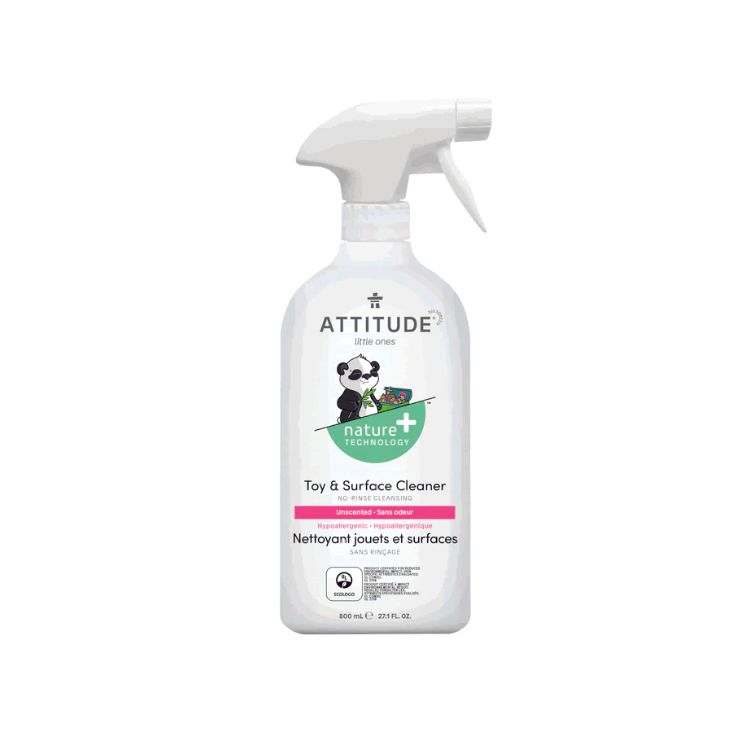 Attitude, Toy & Surface Cleaner - Fragrance-free, 800 ml