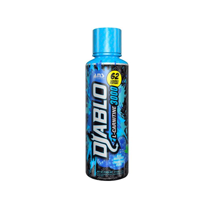 ANS Performance, DIABLO L-Carnitine 3000, Blue Raspberry, 473ml