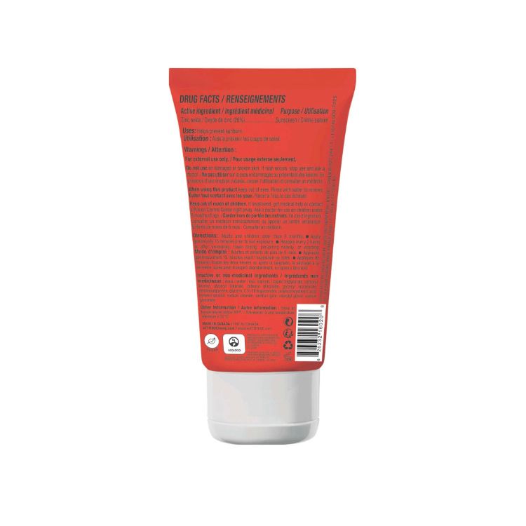 Attitude, Mineral Sunscreen, SPF 30, Adult, Fragrance-free, 150g