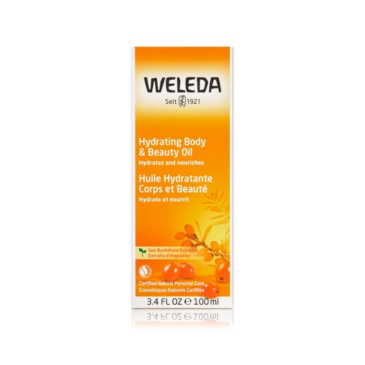 Weleda, Hydrating Body & Beauty Oil, Sea Buckthorn, 100ml