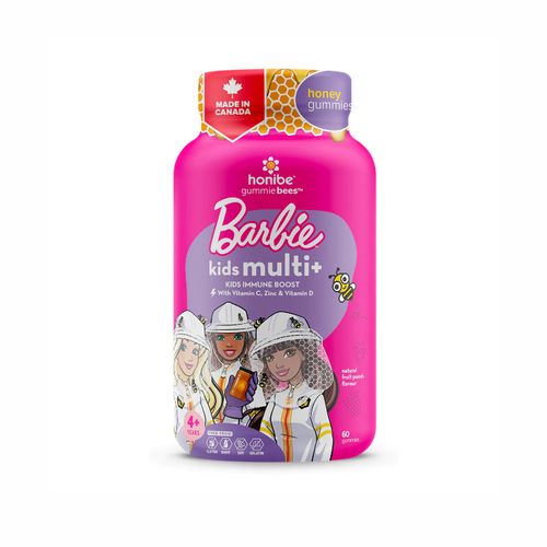Honibe, Barbie Complete Kids Multivitamin + Immune, 60 Gummies