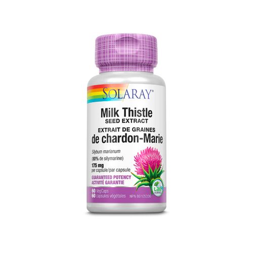 Solaray, Milk Thistle Seed Extract, 175mg, 60s