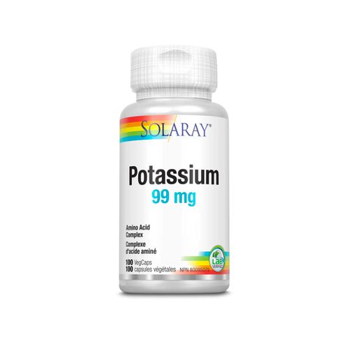 Solaray, Potassium, 99mg, 100s