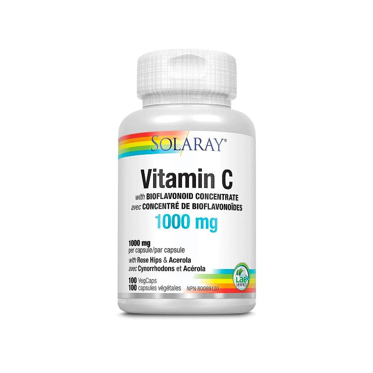Solaray, Vitamin C with Bioflavonoid Concentrate, 1000mg, 100 VegCap