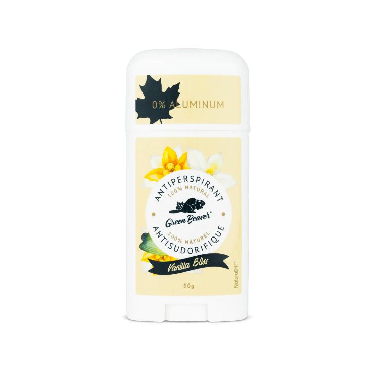 Green Beaver, Natural Aluminum-Free Antiperspirant, Vanilla Bliss, 50 g