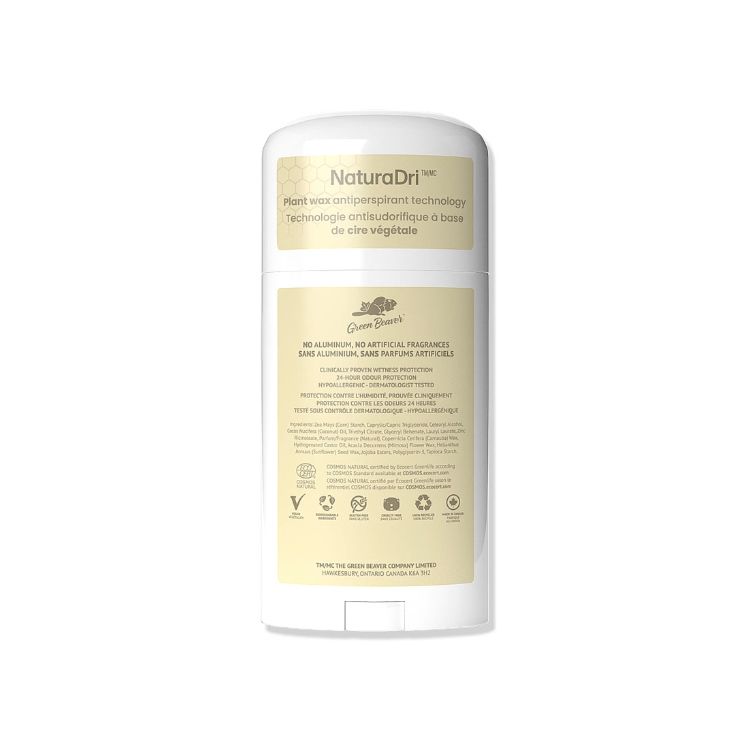 Green Beaver, Natural Aluminum-Free Antiperspirant, Vanilla Bliss, 50g - Green Beaver | Lifeplus Natural Health