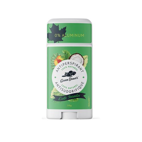 Green Beaver, Natural Aluminum-Free Antiperspirant, Exotic Paradise, 50 g