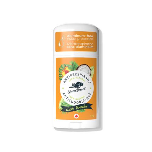 Green Beaver, Natural Aluminum-Free Antiperspirant, Exotic Paradise, 50g