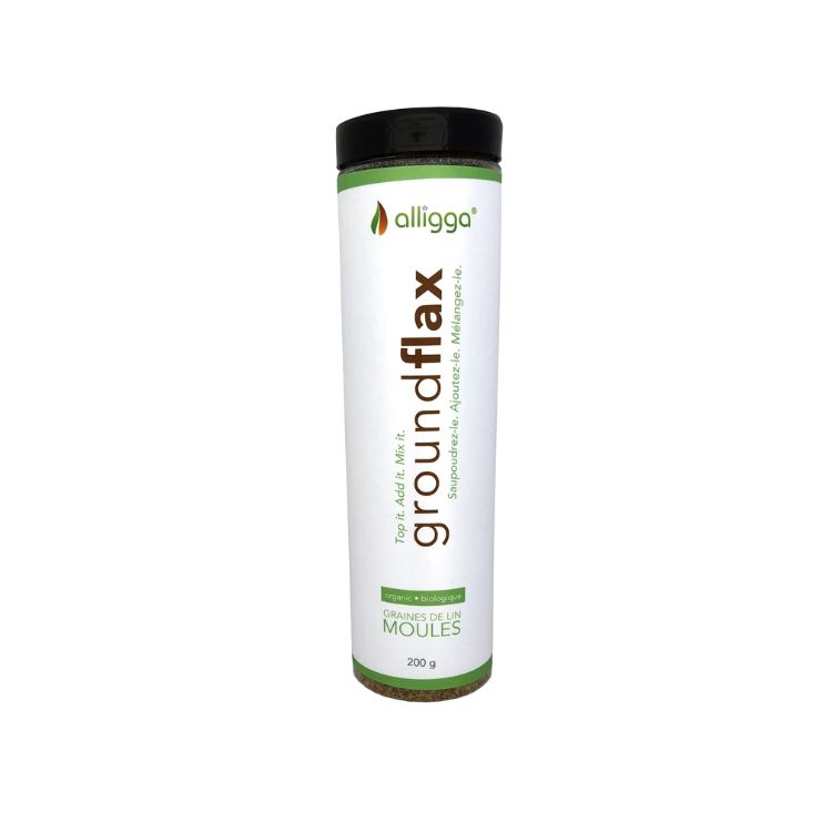Alligga, Organic groundFlax, 200 g