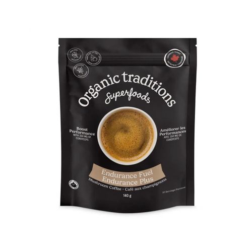 Organic Traditions, Endurance Fuel, Instant Mushroom Coffee, 140g